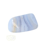 Chalcedoon trommelsteen (blauw) Nr 32