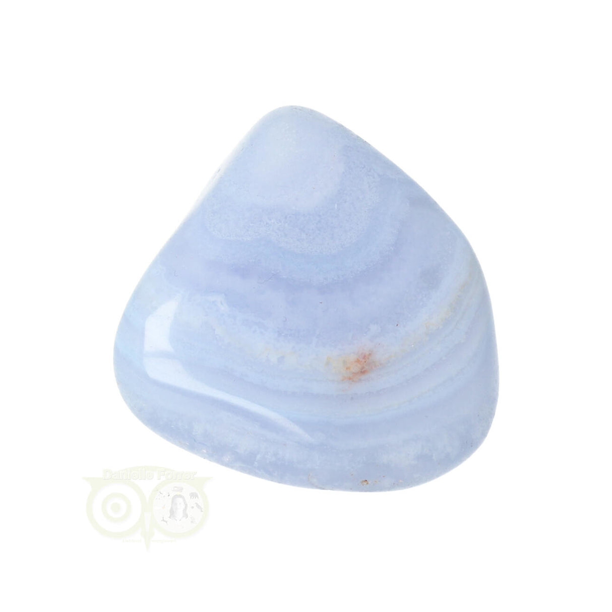 Chalcedon-Trommelstein (blau) Nr. 38