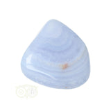 Chalcedon-Trommelstein (blau) Nr. 38