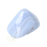 Chalcedoon trommelsteen (blauw) Nr 39