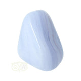Chalcedoon trommelsteen (blauw) Nr 39