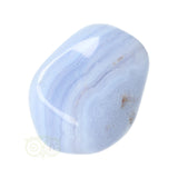 Chalcedoon trommelsteen (blauw) Nr 39