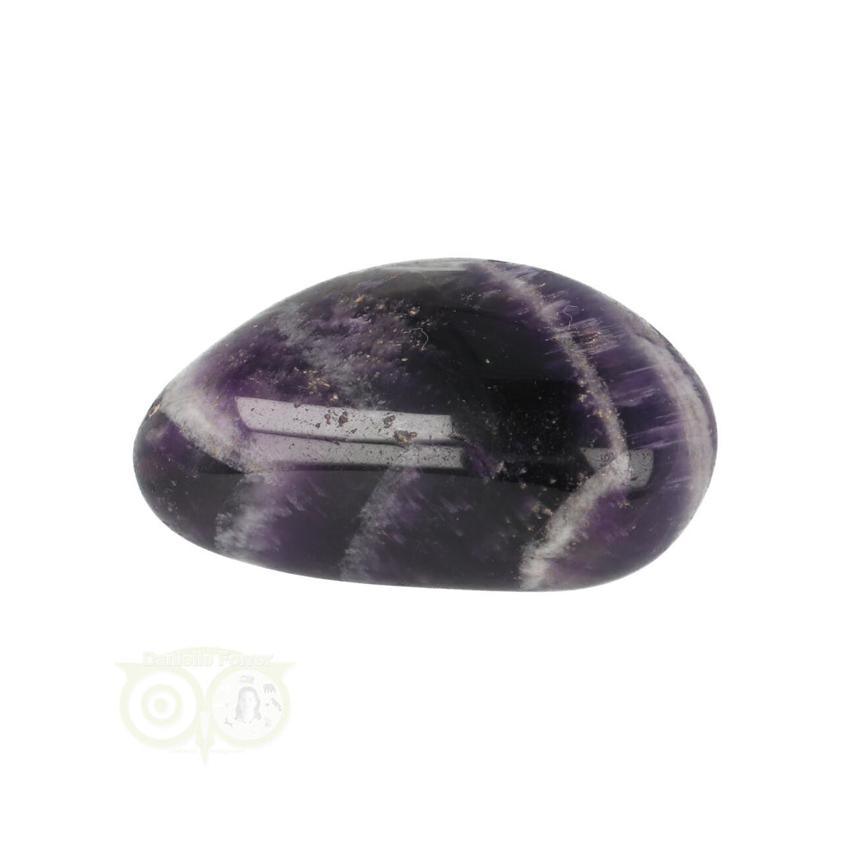 Chevron Amethist trommelsteen Nr 60