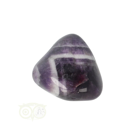Chevron amethist trommelsteen nr. 62 uniek exemplaar 17 gram