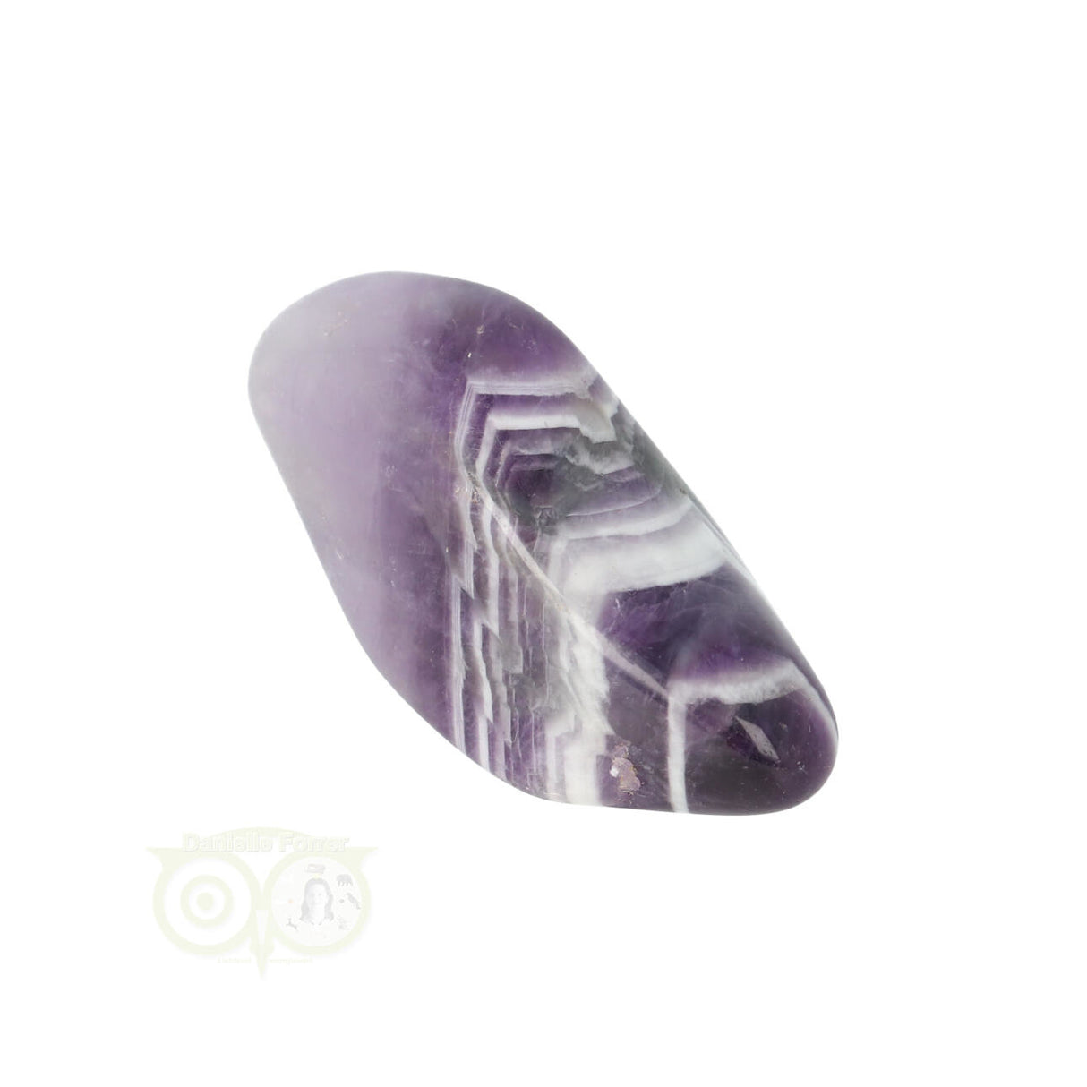 Chevron Amethist trommelsteen Nr 77