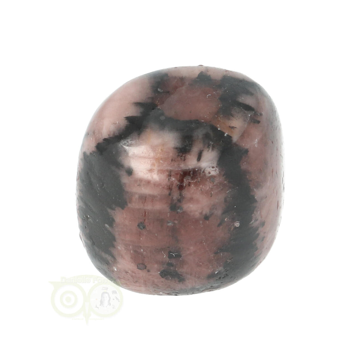 Chiastoliet ( Kruissteen ) trommelsteen Nr 15