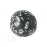 Chrysanthemenförmiger, abgerundeter Trommelstein Nr. 15