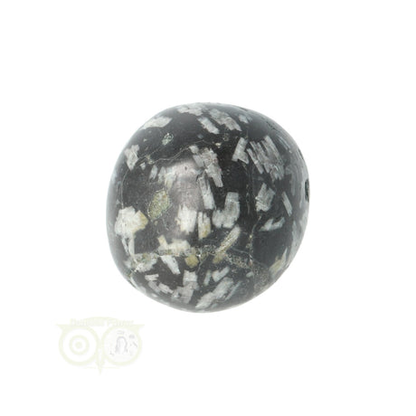 Chrysanthemum steen knuffelsteen rond gepolijst formaat 2,5 cm