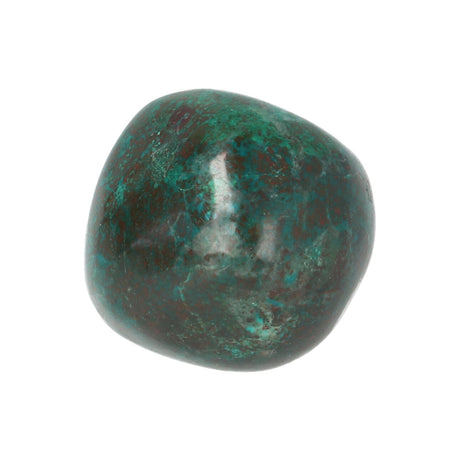 Chrysocolla knuffelsteen nr 40 – edelsteen van 29 gram uit Peru met blauwgroene tinten