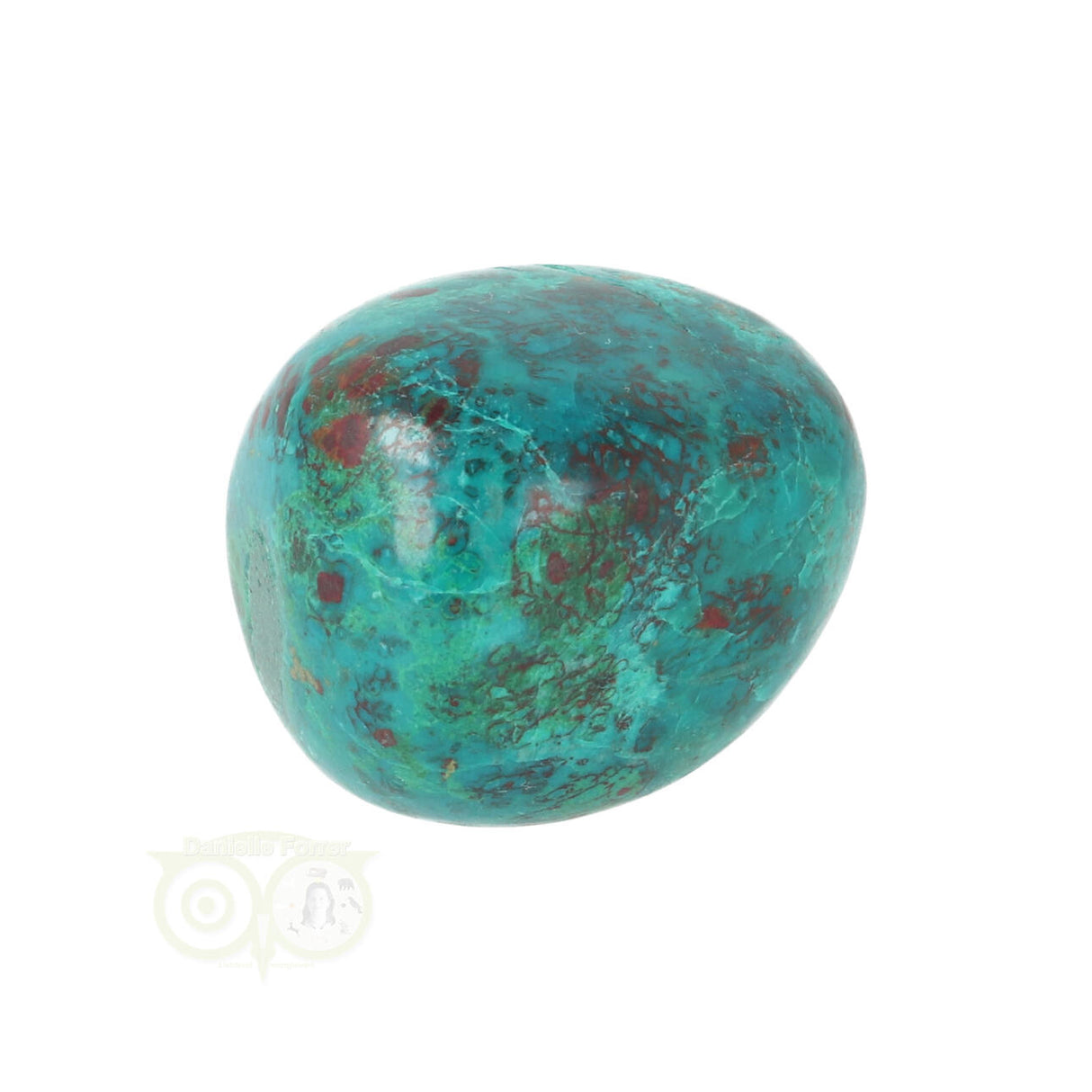 Chrysocolla trommelsteen Nr 23