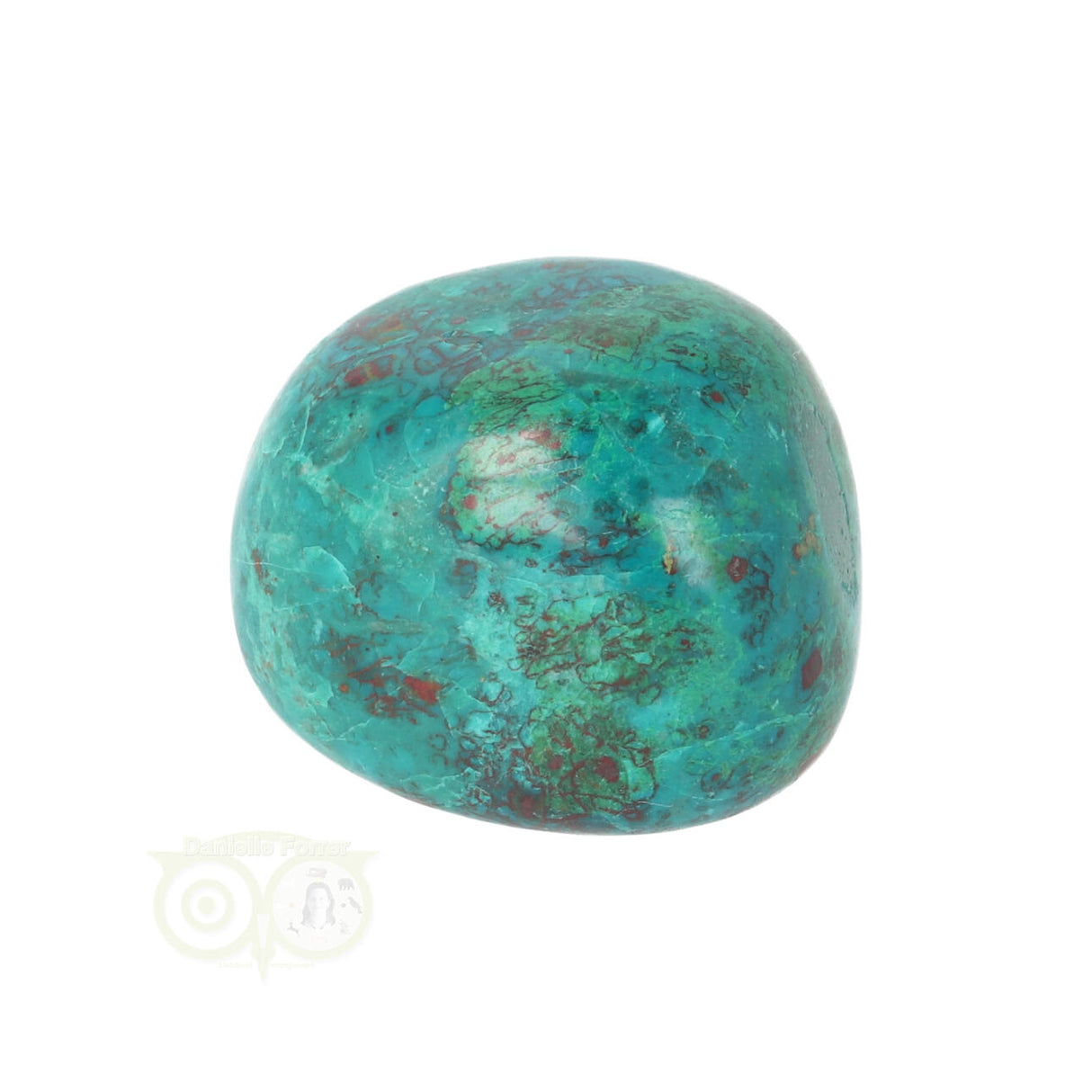 Chrysocolla trommelsteen Nr 23