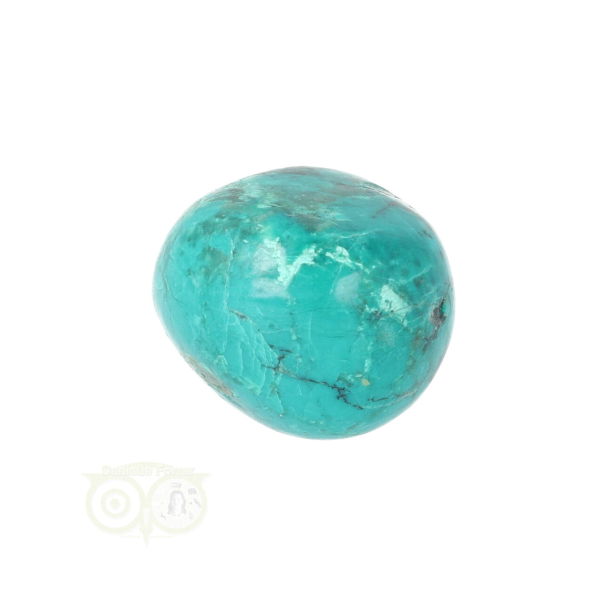 Chrysocolla trommelsteen Nr 24