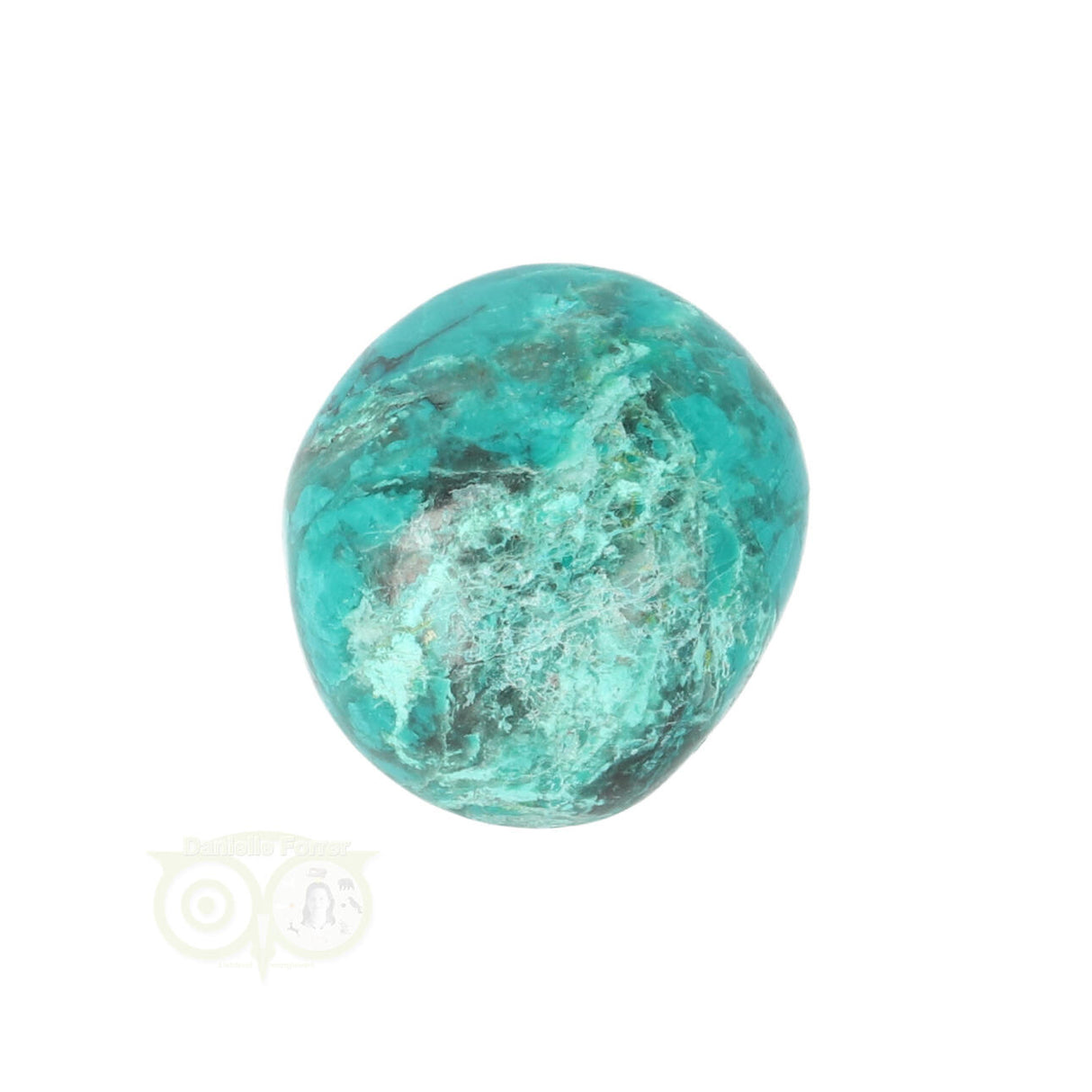 Chrysocolla trommelsteen Nr 24