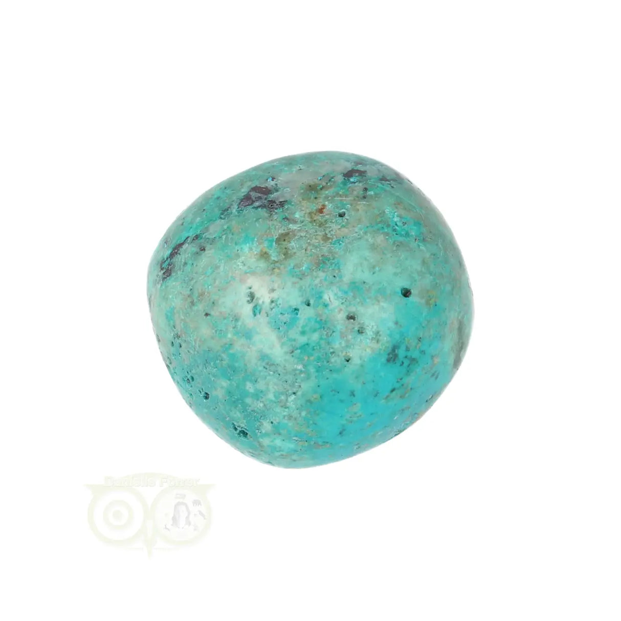 Chrysocolla trommelsteen Nr 30