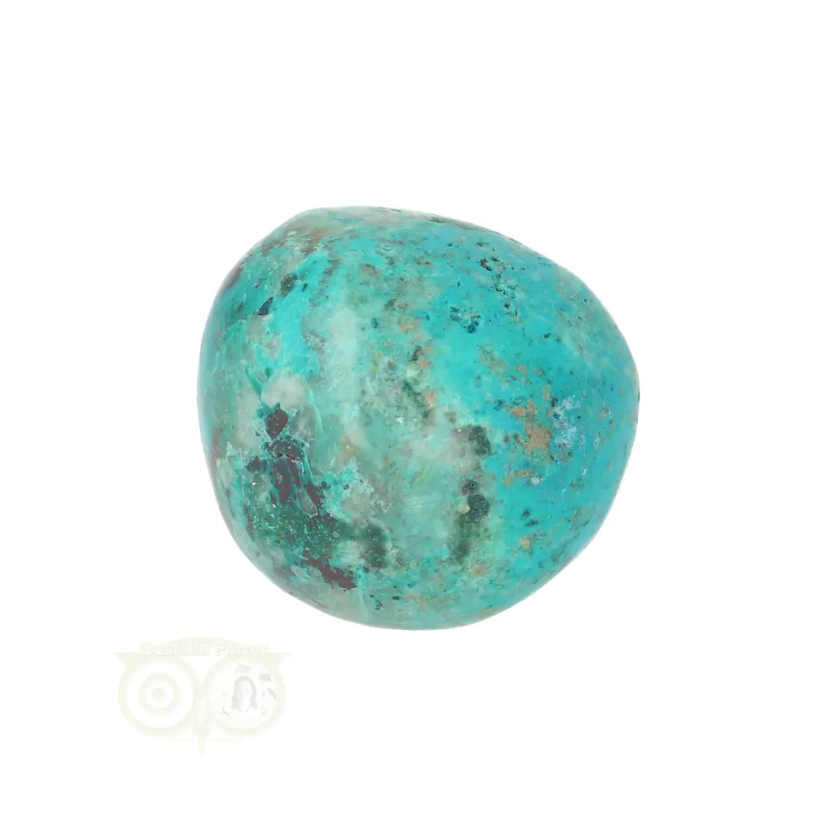 Chrysocolla trommelsteen Nr 30