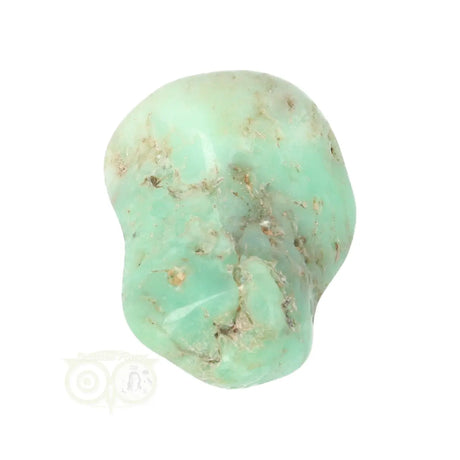 Chrysopras-Trommelstein Nr. 37