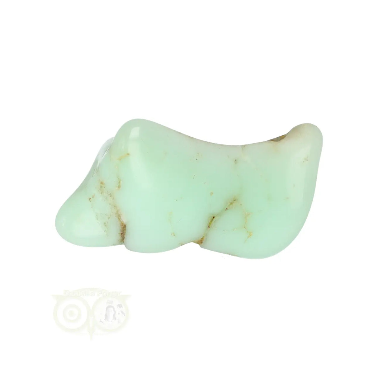 Chrysopras-Trommelstein Nr. 38