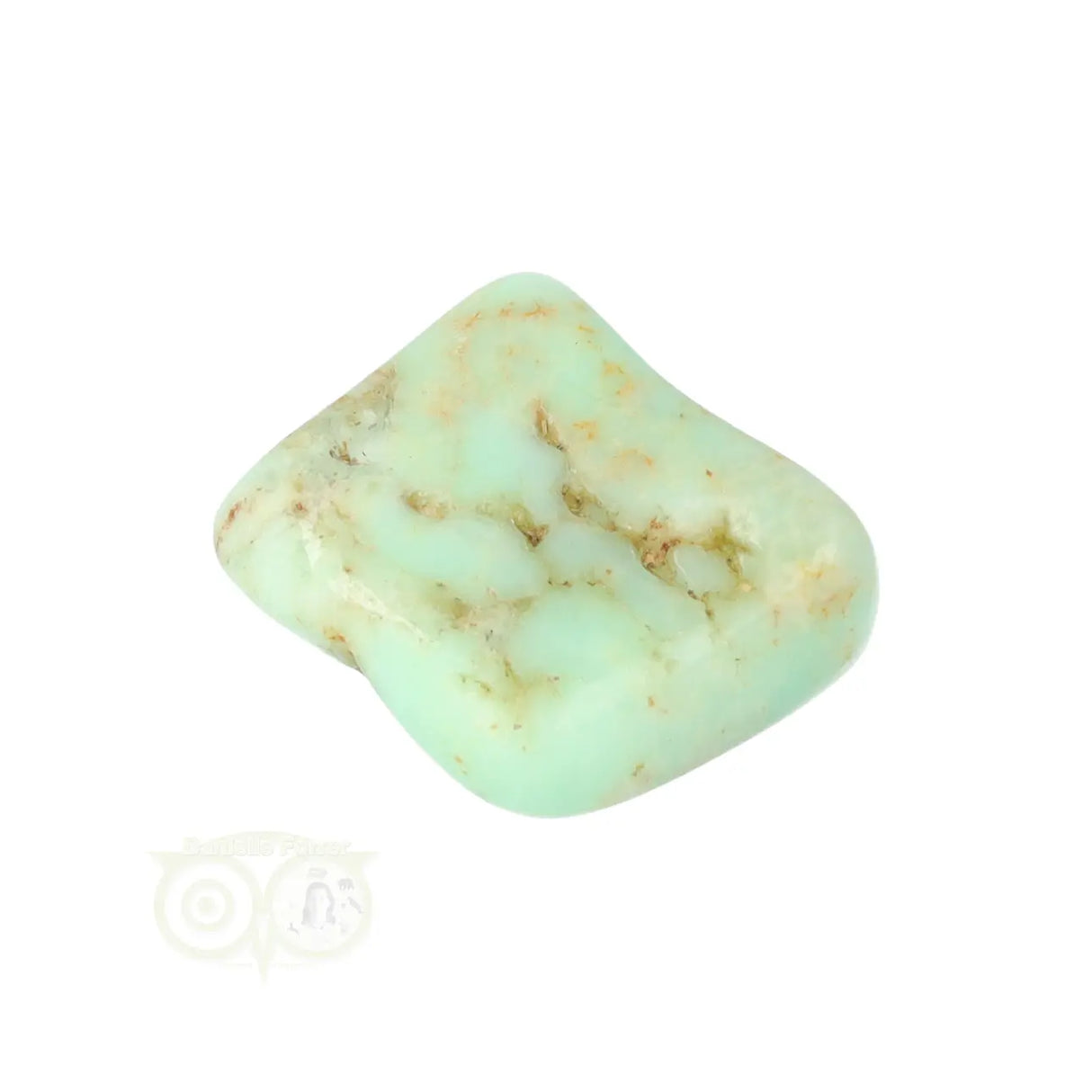 Chrysopras-Trommelstein Nr. 43