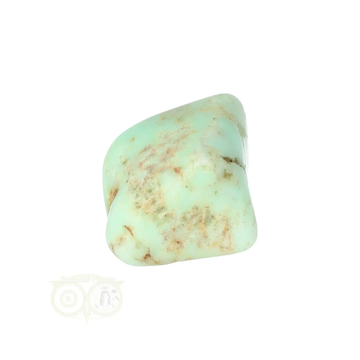 Chrysopras-Trommelstein Nr. 43