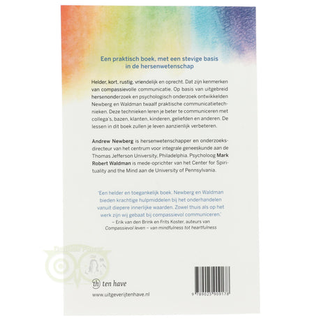 Compassievolle communicatie Newberg Waldman achterkant – hersenwetenschap compassie relaties communicatie mindfulness – Webshop Danielle Forrer
