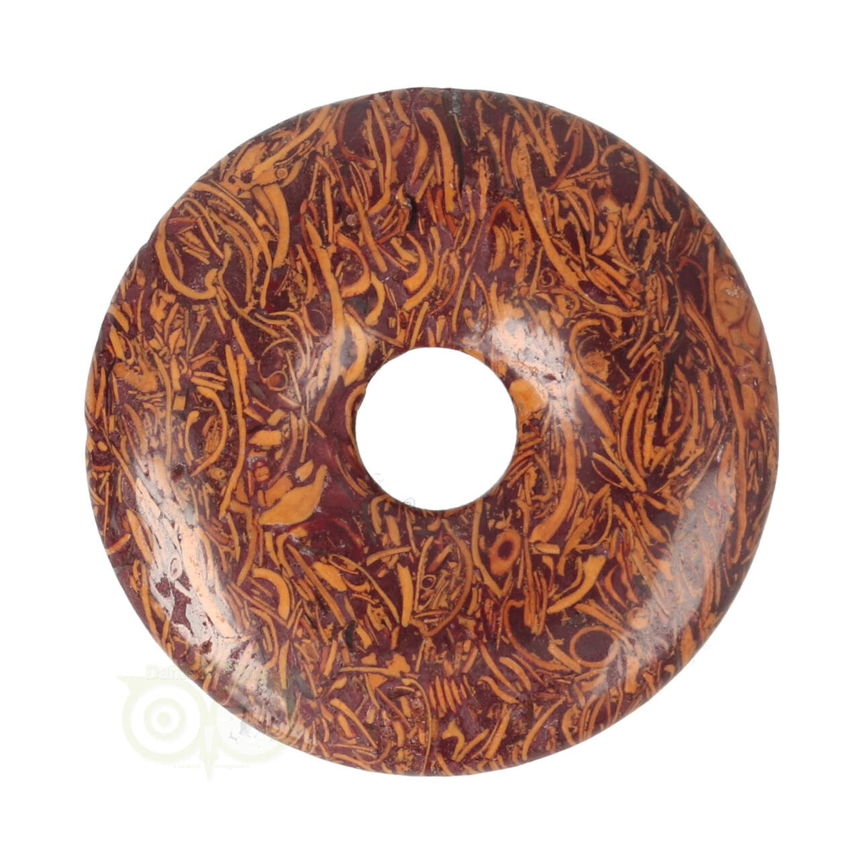 Coquina-Jaspis-Donut Nr. 11 – Ø4 cm