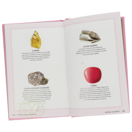 Crystal Grids Handbook - Judy Hall - binnenpagina met kristallen en geometrie – Webshop Danielle Forrer