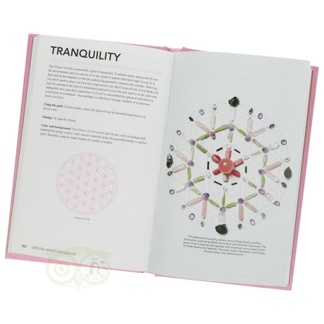 Crystal Grids Handbook - Judy Hall - detailfoto kristalgrid – Webshop Danielle Forrer