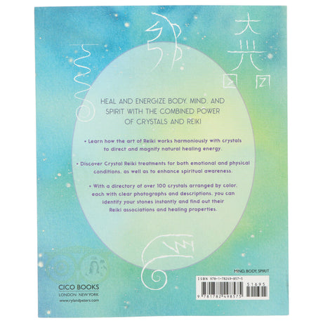 Crystal Reiki Healing Philip Permutt achterkant – reiki kristallen combinatie mind body spirit – Webshop Danielle Forrer