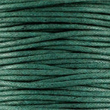 Waxkoord 1.5 mm Dark Emerald Green 1,2 mtr.