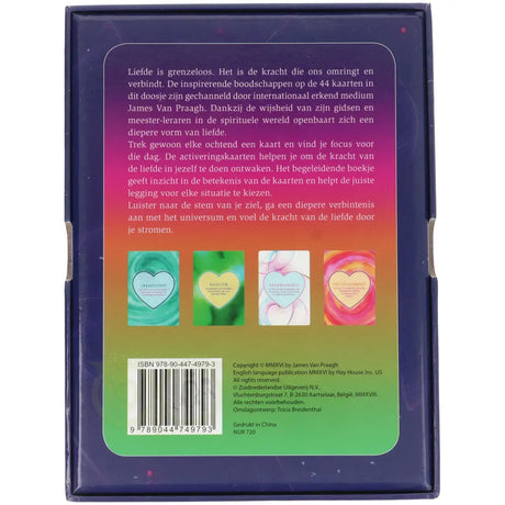 Kaartenset De kracht van liefde met gidsboek van medium James Van Praagh