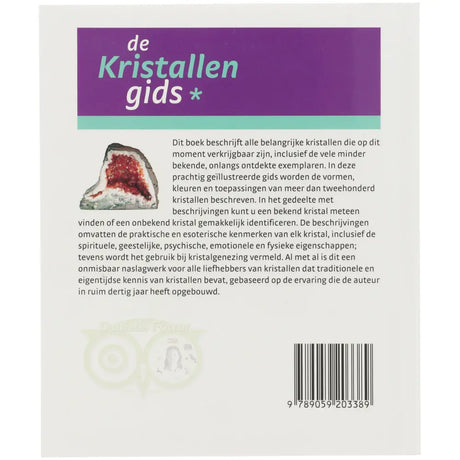 Achterkant De Kristallengids Deel 1 Judy Hall paperback 400 pagina's ISBN 9789059203389 – Webshop Danielle Forrer