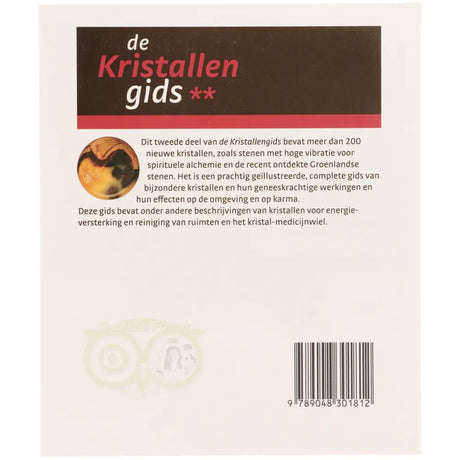 Achterkant De Kristallengids Deel 2 Judy Hall paperback ISBN 9789048301812 400 pagina's – Webshop Danielle Forrer