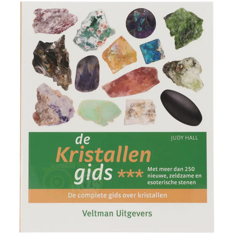 Spine en detail omslag De Kristallengids Deel 3 Judy Hall Nederlandse editie – Webshop Danielle Forrer