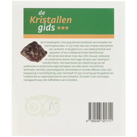 Achterkant De Kristallengids Deel 3 Judy Hall paperback ISBN 9789048321711 400 pagina's 2024 – Webshop Danielle Forrer