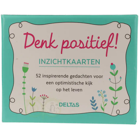 Denk positief! Inzichtkaarten meerdere kaartjes uitgespreid – Webshop Danielle Forrer