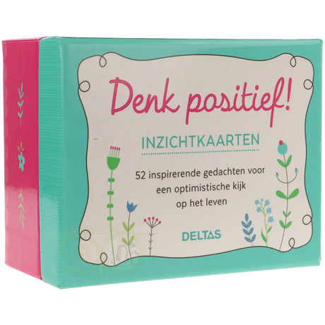 Denk positief! Inzichtkaarten kaartje close-up tekst – Webshop Danielle Forrer
