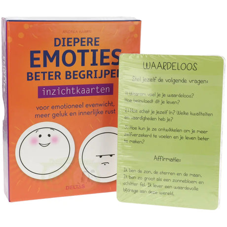 Kaartenset emoties begrijpen voor zelfinzicht en reflectie