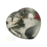 Drakenbloed Jaspis hart worry stone nr. 16 - 15 gram | Edelsteen zorgensteen
