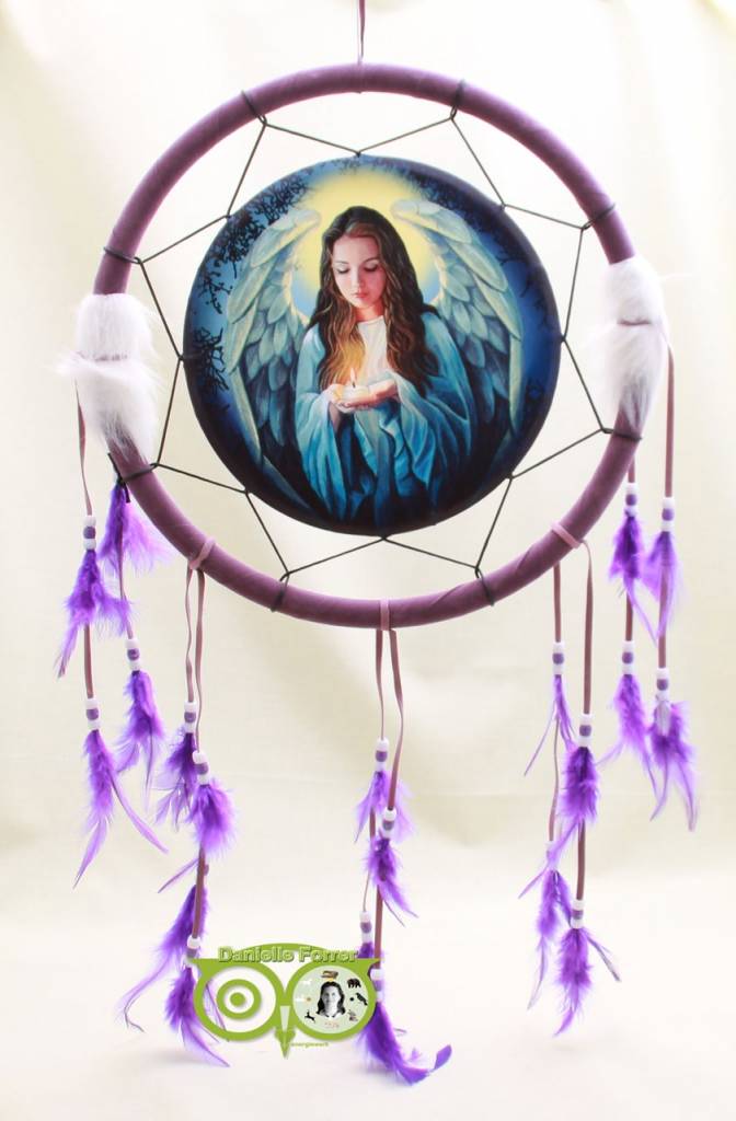 Traumfänger „Engel“ von Lisa Parker, 32,5 cm