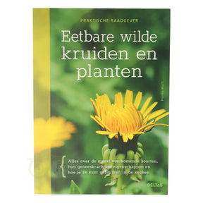 Eetbare wilde kruiden en planten boek met recepten en uitleg - voorkant