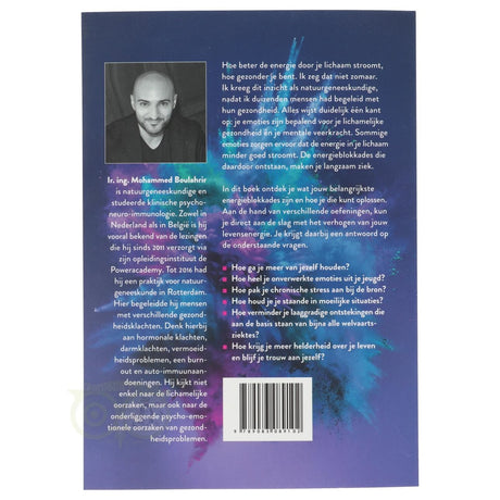 Emotionele Gezondheid - Mohammed Boulahrir - achterkant boek paperback – Webshop Danielle Forrer