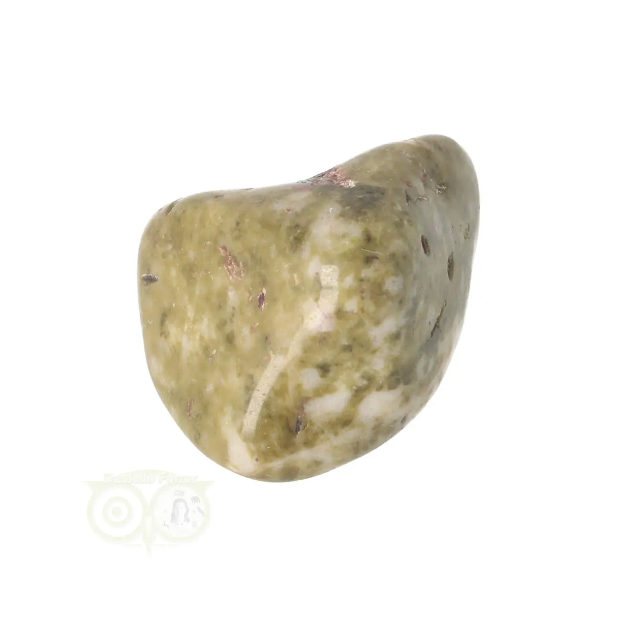 Epidot-Trommelstein Nr. 35