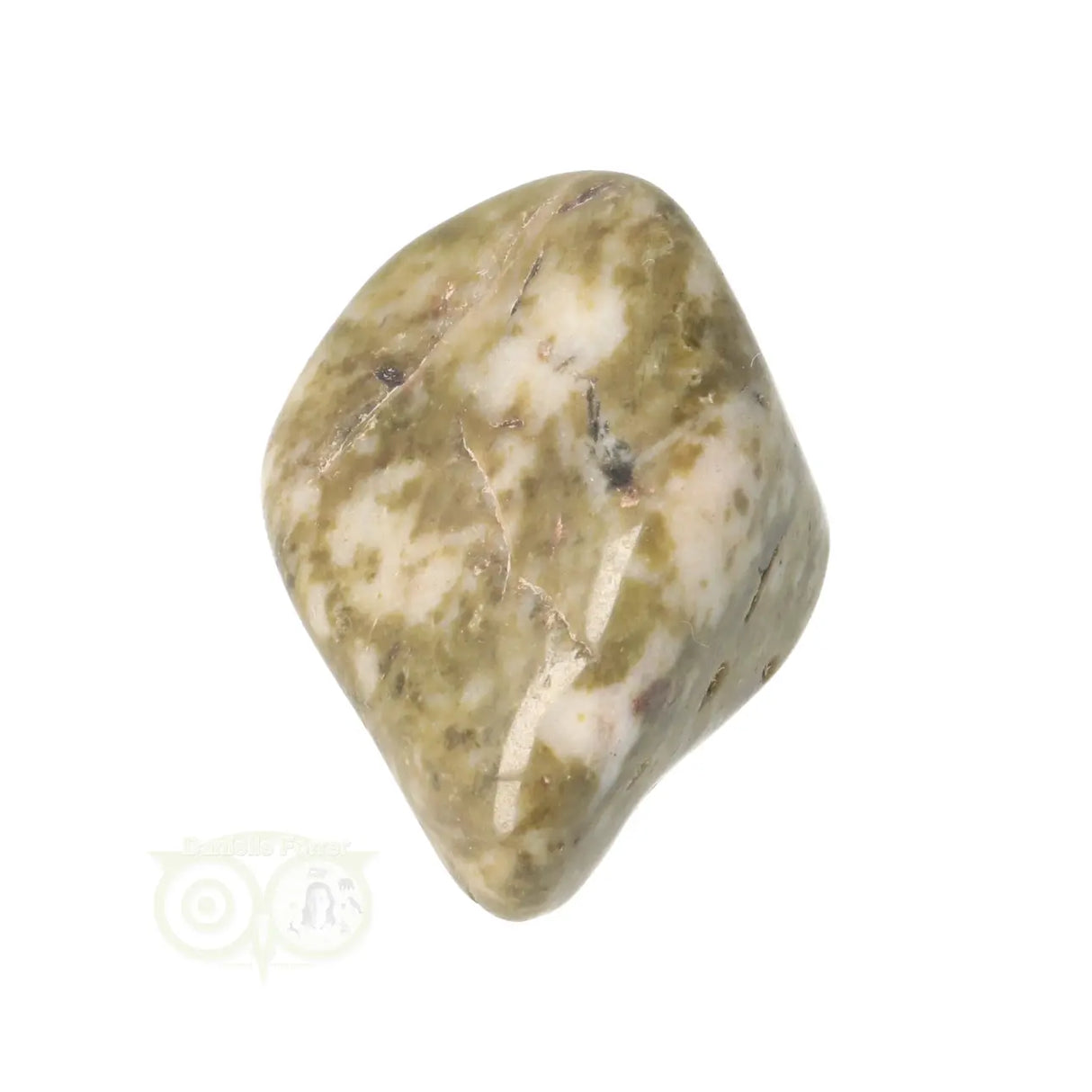 Epidot-Trommelstein Nr. 35