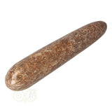 Fossielen schelpen Jaspis massagestick Nr 7