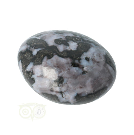Gabbro Merliniet palmsteen Nr 17 met zwarte en grijze tekening