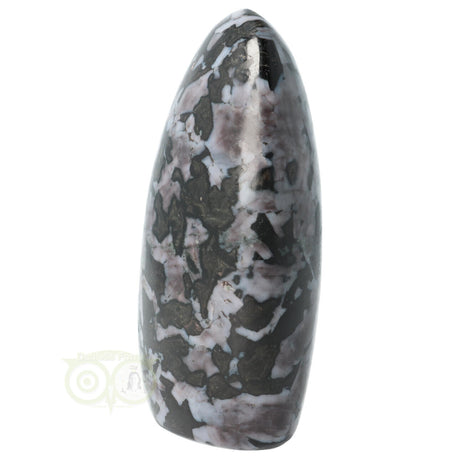 Gabbro merliniet sculptuur met robuuste uitstraling