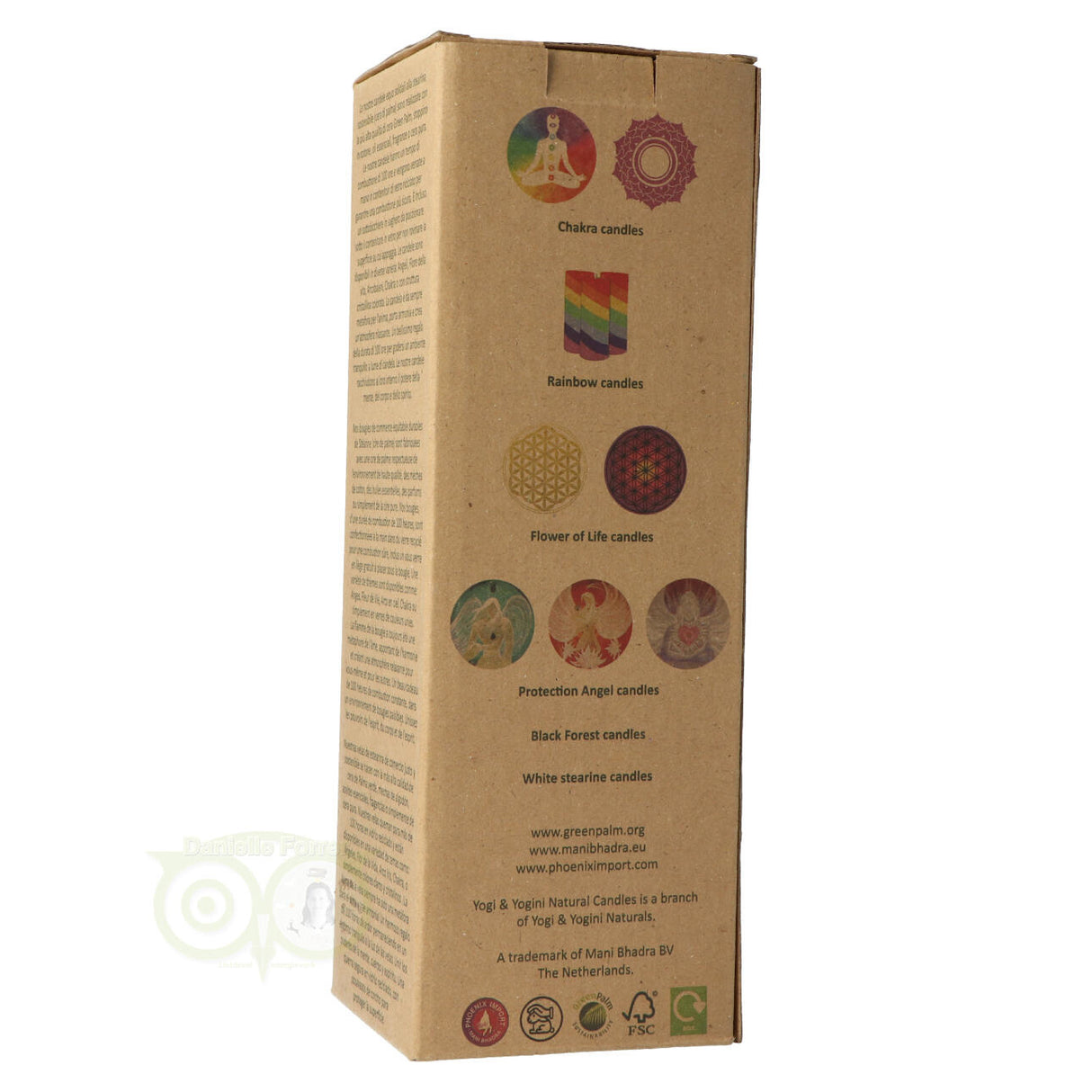 Geurkaars stearine Black Forest