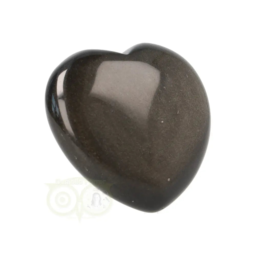 Goud Obsidiaan hart Nr 11 -  4 cm