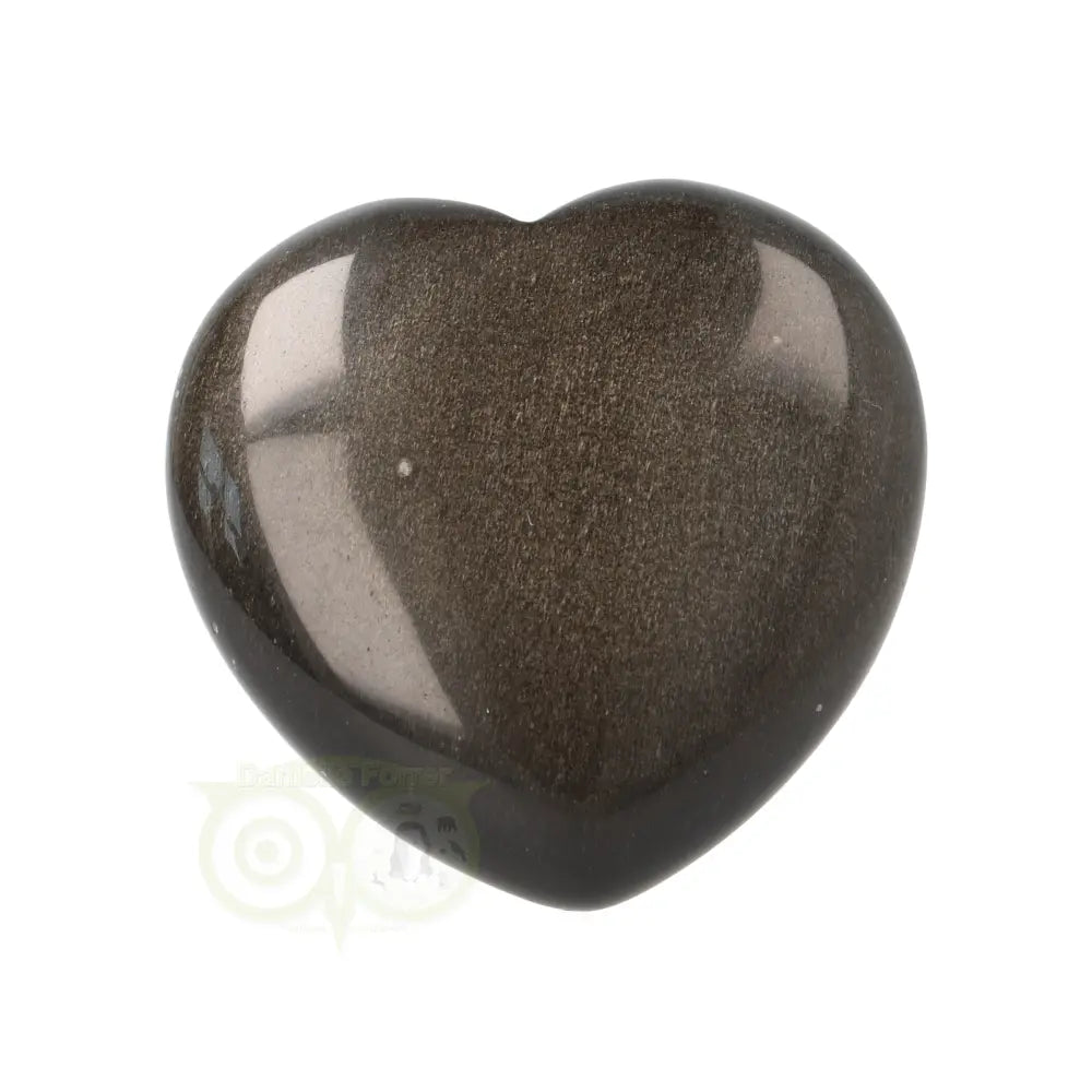 Goud Obsidiaan hart Nr 11 -  4 cm