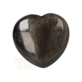 Goud Obsidiaan hart Nr 14 -  4 cm
